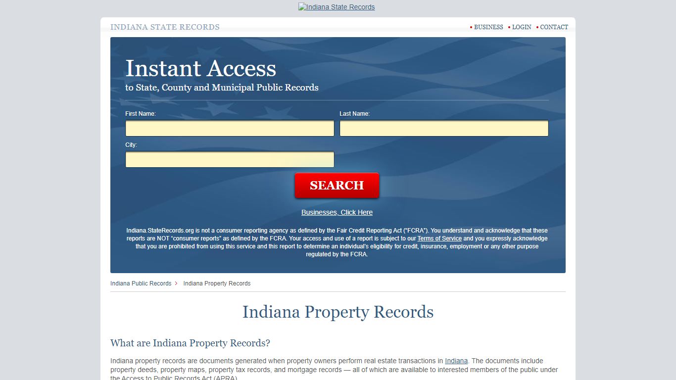 Indiana Property Records | StateRecords.org